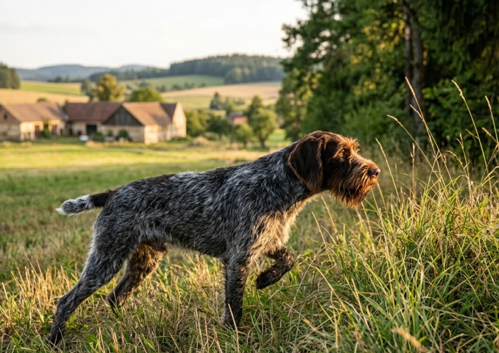 Chien de race Barbu tchèque